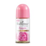 Enchanteur Romantic Roll-On Deodorant for Women, 50ml with Roses & Jasmine Extracts