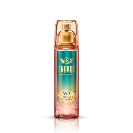 Engage W3 Perfume for Women, Citrus and Floral Fragrance Scent, Skin Friendly Women Perfume, 120ml