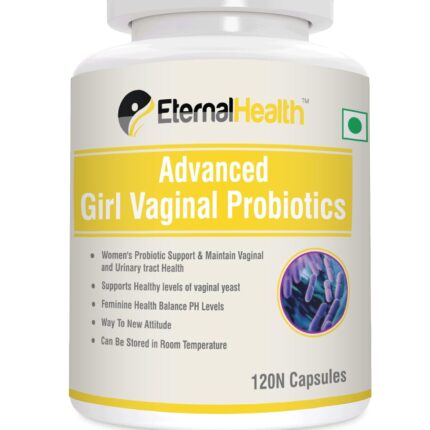 EternalHealth Advanced Girl Vaginal Probiotics - 120 Capsules - Women's Probiotic Supports & Maintains Vaginal Flora & Urinary Tract Health - Feminine Health Balance pH Levels - Dairy & Gluten-Free