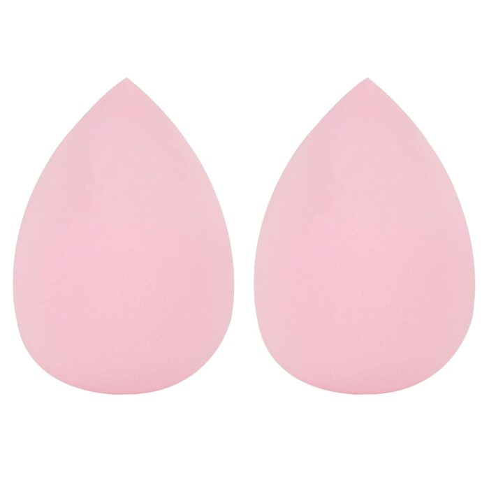 ExteMakeup Blender Soft, Pack of 2, Resuable Sponge | For Liquid Foundation, Creams, and Powders Latex Free Wet and Dry Makeuprnal Product ID (Baby pink)