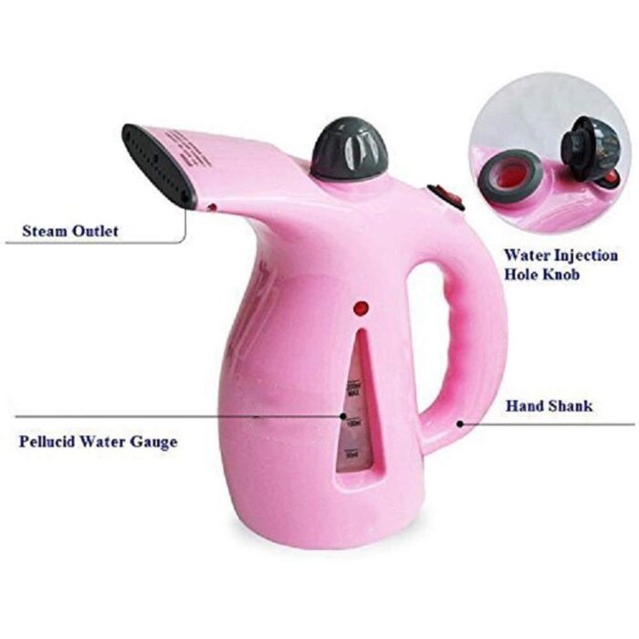 Exxelo Experience the GOLD Dual-Purpose Handheld Garment and Facial Steamer it's a st Steam Sprayer, Spa Skin Vaporizer, and Moisturizing Beauty Equipment all in one