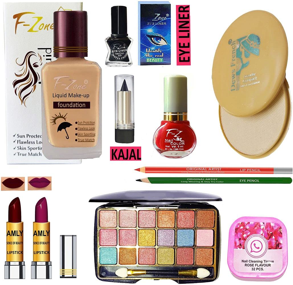 F Zone Makeup Kit Of 11 Makeup Items SHT65