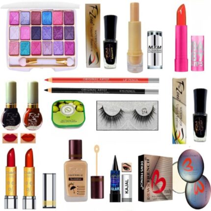 F Zone Special Makeup Kit of 13 Makeup Items WASF03 (Pack of 13)