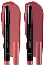FACESCANADA Ultime Pro HD Intense Matte Lips + Primer - Magnetic 02, 1.4G | 9Hr Long Stay & Ultime Pro HD Intense Matte Lips + Primer - Tea Rose 10, 1.4G | 9Hr Long Stay