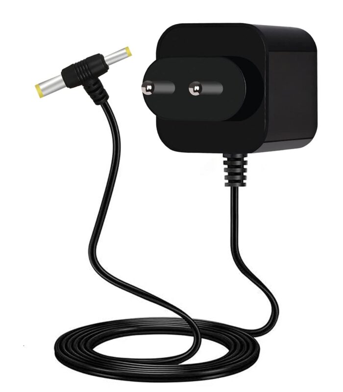 FEDUS Bp Ac Power Adapter for Omran Blood Pressure Monitors 5,7,10 Series Upper Arm Blood Pressure Monitor Power Supply / 6V Ac/Dc Bp Machine Adapter with Extra Long 11 Feet Cord Plug,Black