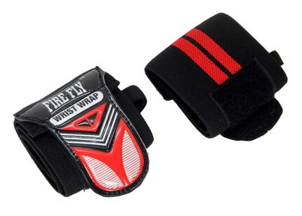 FIRE FLY Hex Dumbbell 2.5kg Single Rubber Encased Hex Dumbbell 5kg Weight Unisex Dumbbell Rubber Coated Professional Hex Dumbbell with Wrist Support Wraps Pair (15kg)