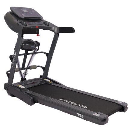 FITGUARD Treadmill by STAYFIT 4HP Peak Multi-Function Easy Lubrication 4" LCD Panel MP3 Treadmill (Max Weight:110 kg)