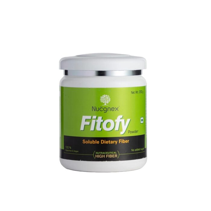 FITOFY Soluble Dietary Fiber Powder| Aids indigestions| Enhance gut Health| Combination of 3 fibers| Acidity, Constipation Relief| Gastrointestinal health (Unflavored) 200gms