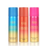 FRENCH ESSENCE Deodorant Spray Perfume | Deodorant for women Deo Body Spray,Long Lasting Fragrance, Fresh Scent deo combo(Pack of 3 (Aura,Bloom and Enchante))