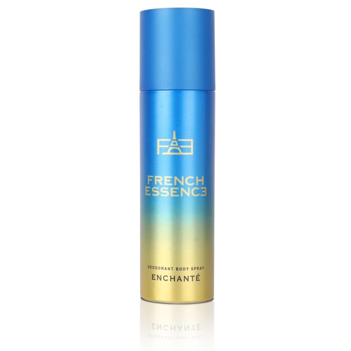 FRENCH ESSENCE Deodorant Spray Perfume/Deodorant for women/Body Spray for women/women's Deo, Long Lasting Fragrance, Fresh Scent - (Enchante) 150 Ml (Pack of 1)