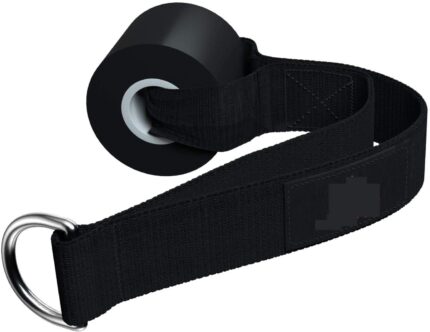 Fitcozi Door Anchor for Resistance Bands - Upgraded Heavy Duty Stopper Attachment With Metal D-Ring for Fitness Rubber Tubes Exercise Set - Workout Home Gym