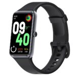 Fitness Tracker 1.47’’ Full Touchscreen Activity Tracker with Heart Rate Blood Oxygen Blood Pressure Sleep Monitor Step Calorie Counter Pedometer Smartwatches for Android and iOS Women Men (black)