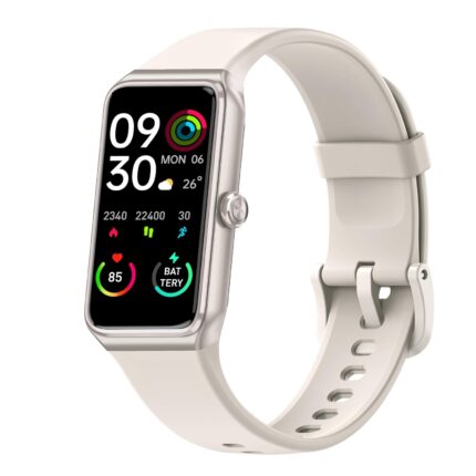 Fitness Tracker with 24/7 Heart Rate,Blood Pressure Sleep Tracking,104 Sports Modes Calories Smart Watch,IP68 Waterproof Step Counter Activity Trackers Pedometer for Android&iPhone Women Men (Beige)