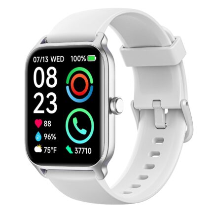 Fitpolo Smart Watch for Men Women with Bluetooth Call, Alexa Built-in 1.8" Blood Oxygen Heart Rate Sleep Fitness Watch, 100 Sports Modes Smartwatch, Activity Tracker for Android iOS Phone