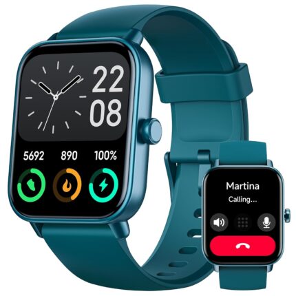 Fitpolo Smart Watch for Men Women,1.8†Touchscreen, Bluetooth Call, Alexa Built-in,24/7 Heart Rate,SpO2 Monitor,Step Counting,Sleep Tracking, IP68 Waterproof Fitness Tracker Watch for Android iPhone