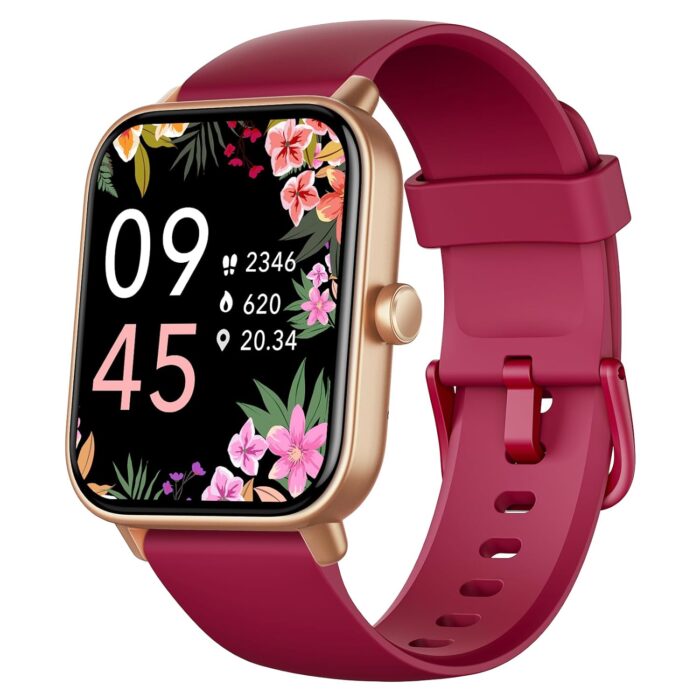Fitpolo Smart Watch for Women,1.8â€ Touchscreen, Bluetooth Call, Alexa Built-in,24/7 Heart Rate SpO2 Monitor,Step Counting,Sleep Tracking, IP68 Waterproof Fitness Tracker Watch for Android iPhone