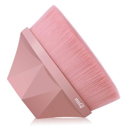 Foundation Brush Makeup Brush Kabuki Brush Liquid Brush Face Brush with Case, for Blending Liquid, Cream, Concealer Premium, Pink