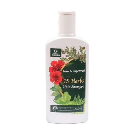 Future Organics Ayurvedic Herbal Shampoo – 15 Natural Herbs Aloe Vera Neem- SLS & Paraben Free 200ML – Safe & Organic
