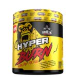 GORILLA HYPER BURN, 60 Servings per container Banned Substance Free Deitary Supplement Burns Fat for Fuel and increases endurance. (Orange)