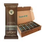GREEN PROTEIN Sport Pea Protein Isolate Powder, 100% Vegan 25gm Plant Protein (Pack of 12, Mochaccino (Pack of 12))