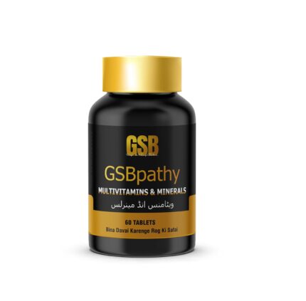 "GSB Multivitamins & Minerals – Complete Daily Wellness Support | 60 Tablets for Men & Women"