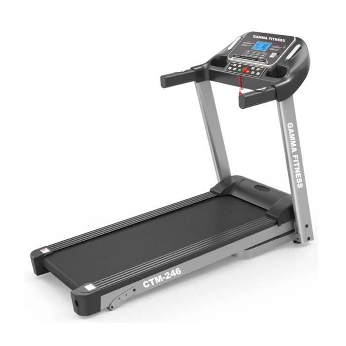 Gamma Fitness Motorised Treadmill CTM 246 | 2.5 HP AC Continuous (5.0 HP Peak) Motor | Speed 0.8~14.8 kmph