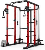 Gen‑Z Fitness FT-03 Functional Trainer with Cable Crossover | Dual Independent Pulley System | Workout Cage | Training Attachments |Squat Rack for Home Gym