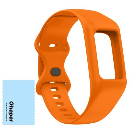 Gheper Soft Watchband Compatible with Fitbit Charge 6, Charge 5, Charge 4, Charge 3/3SE Silicone Wristband All-round Protective Band Replacement Strap