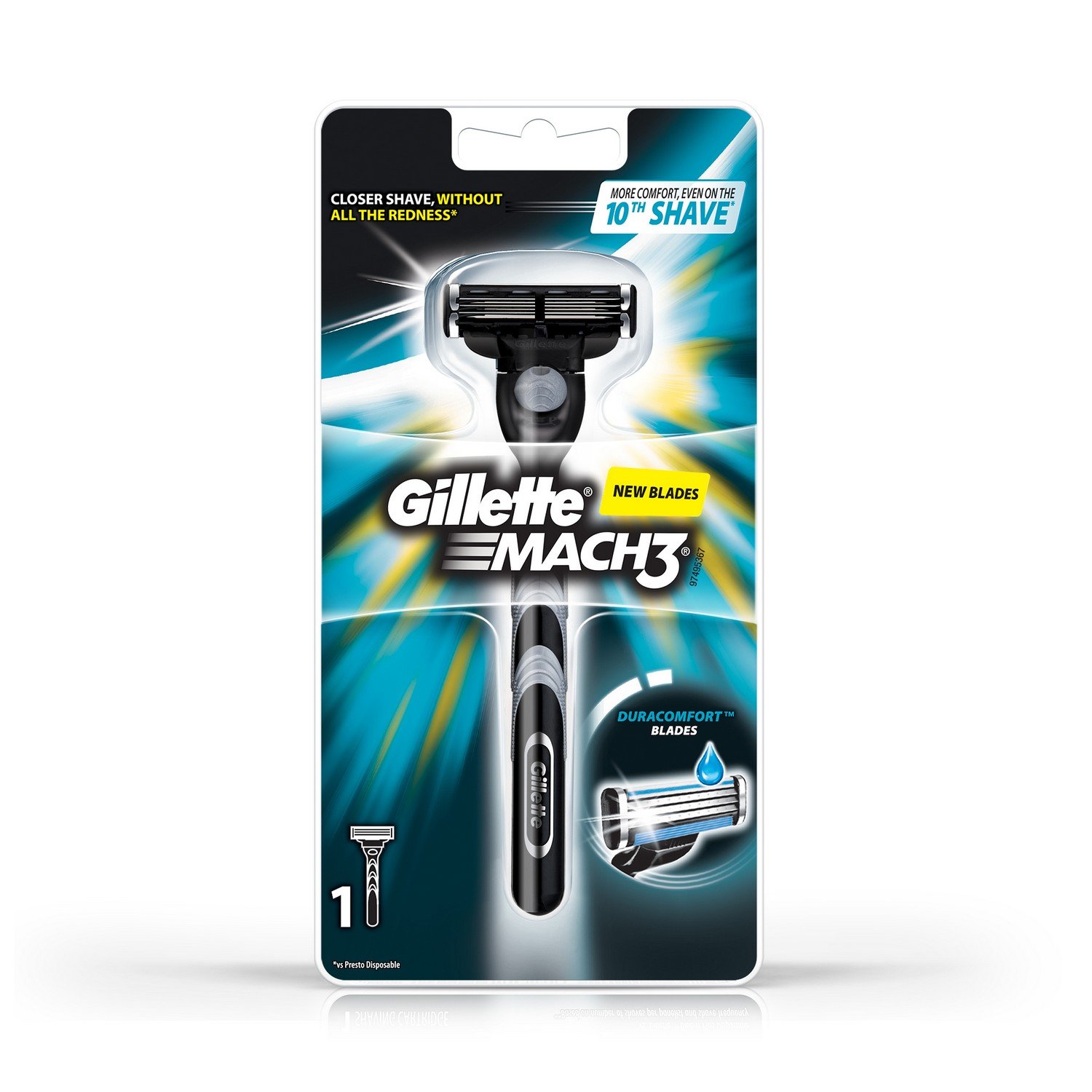 Gillette Men Mach 3 Manual Shaving Razor