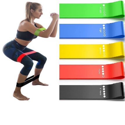 Gladiator Loop Band Set for Home Workout (Loop Band, 5) | Resistance Band for Fitness | Home Workout Equipment