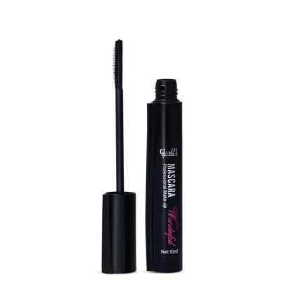 Glam21 Long Lasting Mascara For Dense Curl | Lightweight & Smudge Proof| Fiber Bristles Brush For Perfect Application| 10 ml