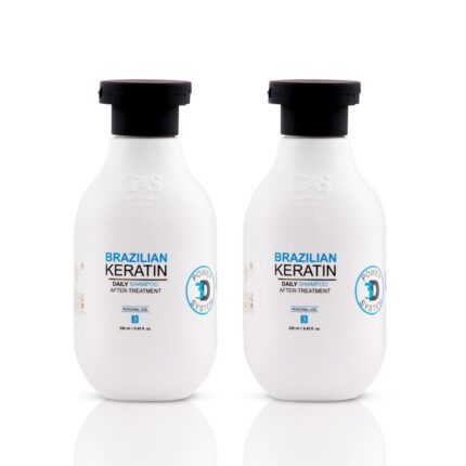 Global Amazon Secrets Combo of 2 Brazilian Keratin Shampoo | Sulfate Free/Professional Smoother-Shinier Damage free Hair | Sulfate Free Moisturizing 250 Ml each