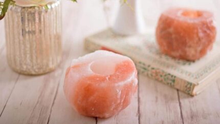 Global Aroma Himalayan Salt Tealight Candle Holder (0.5 KG)