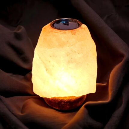 Global Aroma Natural Himalayan Rock Salt Lamp Aroma Oil Diffuser,Natural Air Purifier,Camphor Electric Diffuser Electric Oil Burners