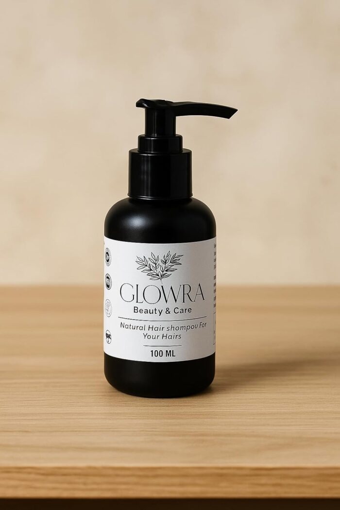 Glowra Beauty & Care Natural Hair Shampoo,Repairs & Smoothens for Silky Hair, Herbal Shampoo Complete Hair Solution