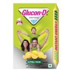 Glucon-D Nimbu Pani Glucose Powder (450g, Refill)| For Tasty Tangy Flavoured Glucose Drink| Provides Instant Energy| Vitamin C Supports Immunity| Contains Calcium for Bone