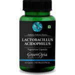 GreenOpia Lactobacillus Acidophilus Probiotic 5 billion CFU | Gut Health Supplement for Men Women | Digestive Health, Immunity Booster | Promotes Probiotic Balance – 60 Vegetarian Capsules
