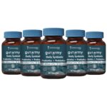 Gut Army Prebiotics & Probiotics - 10 Unique Strains Blend -100 Billion CFU - With Inulin & Probiotics Blend - Supports Gut Digestion Health & Bowel Movement - 60 Capsules By ZEROHARM - 5 Pack