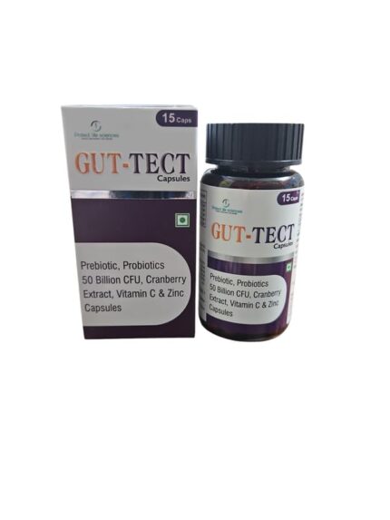 Gut-Tect Pro Biotics 50 Billion Cfu-"Biotic 50 Billion Cfu Probiotic - Supports Digestive Health, 10 Capsules, Non-Gmo, Gluten-Free"