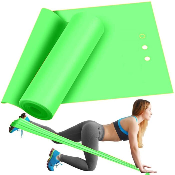 GymWar Whole Body Exerciser THERA - Latex Band Fitness Band Resistance Band (Pack of 1) (Green)