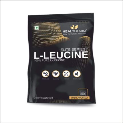 HEALTHFARM Nutrition L-LEUCINE-100% PURE Intra workout -100gm-Unflavoured