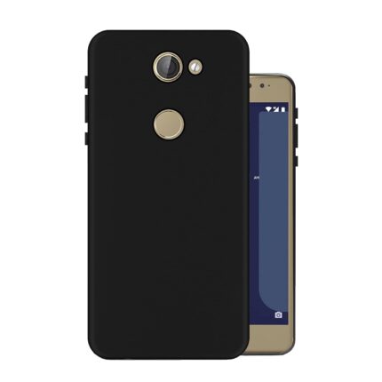 HELLO ZONE Exclusive Matte Finish Soft Back Case Cover for 10.or E - Black
