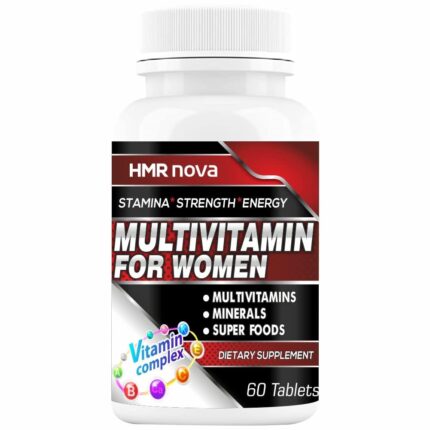 HMR NOVA Multivitamins For Women Supplement With Zinc, Magnesium, Vitamin C, D3, Green Tea, Multi Minerals, Immunity Booster, Antioxidant Supplements, And Superfoods -60 Multivitamin Tablets (Pack1)