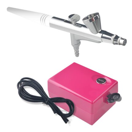 HUBEST Airbrush Makeup System kit Beauty Cosmetic 3 Level Pressure Adjustable
