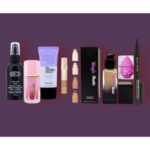 HUDA ZONE Waterproof Hd Makeup Kit Liquid Foundation,Primer,Makeup Fixer,4-in-1 Makeup Contour Stick, Liquid Blusher,Sponge,Sketch EyelinerFor Women & Girls All Products In 1 Kit Set Of-7