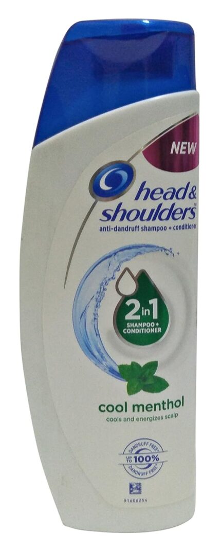Head & Shoulders 2-in-1 Shampoo + Conditioner - Cool Menthol, 180ml Bottle