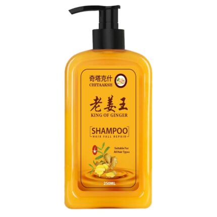 Herbal Ginger Hair Shampoo for Women & Men Organic Shampoo Herbal Ginger Hair Dye Instant Hair Growth Shampoo for Women & Men 100% Coverage 300ml