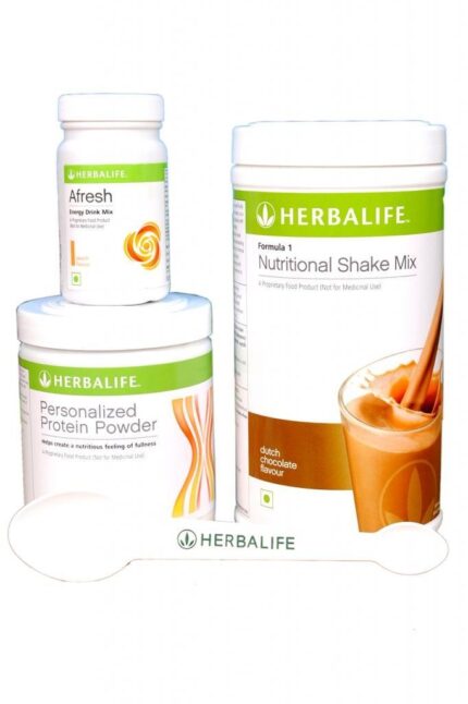 Herbalife F 1 Chocolate F 3 Protein Powder And Afresh Elachi - 500 g