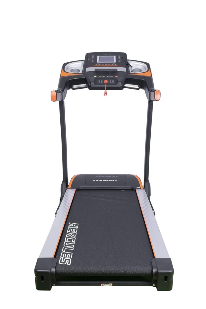 Hercules Fitness Motorized 6 HP Treadmill with Auto incline 20 Levels with MP3 with speakers for Home use - Cardio Gym