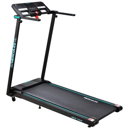 Hercules TXM10 2.0 HP DC Treadmill with 12 Km/hr Max Speed, 90 Kg Max User Weight, Manual Incline, Free Installation Assistance